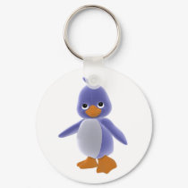 Squiggles Penguin Keychain by mariannegilliand Squiggles Penguin Keychain
