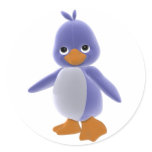 Squiggles The Penguin Sticker