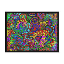 Squiggly Madness postcards
