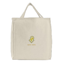Squircle Creative Tote Bag embroidered bags