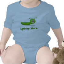 Squirmy Worm t-shirts by HodgePodgeInk Squirmy Worm t-shirts