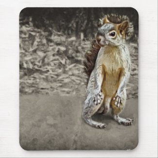 Squirrel 1 Painted mousepad