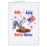 Squirrel 4th of July Card