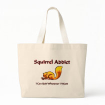 Squirrel Addict bags by AnimalShirts Squirrel Addict bags