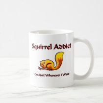 Squirrel Addict mugs