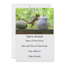 Squirrel and Cookie Jar Personalized Announcements
