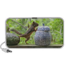 Squirrel and Cookie Jar Notebook Speaker