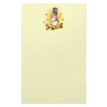 Squirrel and Fall Leaves stationery by TLArnold Squirrel and Fall Leaves stationery