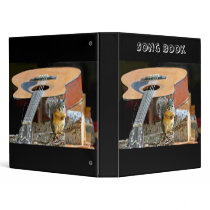 Squirrel and Guitar Vinyl Binder