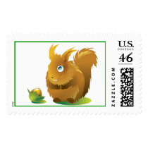 Squirrel and the Nut postage by Fany001 Squirrel and the Nut postage