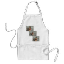 Squirrel at lunch aprons by tina312 Squirrel at lunch aprons