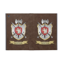 Squirrel Battle Crest Brown iPad Mini Cover