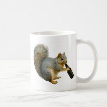 Squirrel Beer Coffee Mugs