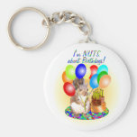 Squirrel Birthday Key Chains