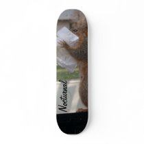 Squirrel burger- Customized - Customized skateboards by crash1105 Squirrel burger- Customized - Customized skateboards