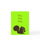 Squirrel Greeting Card
