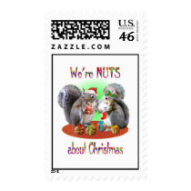 Squirrel Christmas Nuts stamps