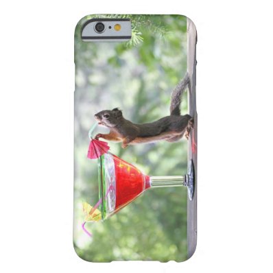 Squirrel Drinking a Cocktail at Happy Hour Barely There iPhone 6 Case