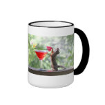 Squirrel Drinking a Cocktail Coffee Mugs