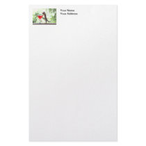 Squirrel Drinking a Cocktail Personalized Stationery
