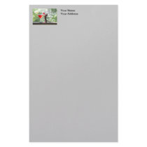 Squirrel Drinking a Cocktail Personalized Stationery