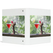 Squirrel Drinking Tropical Drink Binders