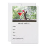 Squirrel Drinking Tropical Drink Personalized Announcements