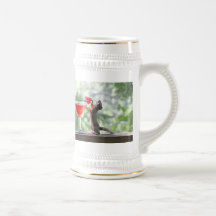 Squirrel Drinking Tropical Drink Mug