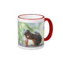 Squirrel Eating an Ice Cream Cone Mug