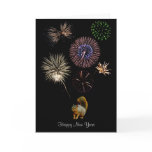 Squirrel Fireworks Card cards