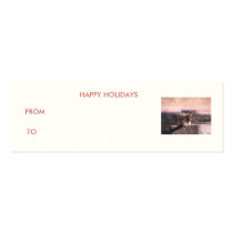 Squirrel gift tag business cards by gbcimages3 Squirrel gift tag business cards