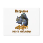 Squirrel Happiness Postcard