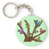 Squirrel Haven Keychain