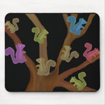 Squirrel Haven Mousepads