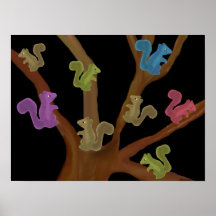 Squirrel Haven Print