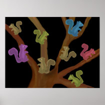 Squirrel Haven Print
