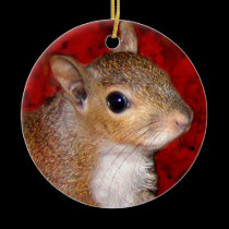 Squirrel Head ornaments