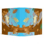 squirrel hoarding acorns binders