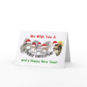 Squirrel Hugger Christmas Card