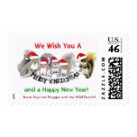 Squirrel Hugger's Christmas Postage Stamp
