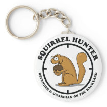 Squirrel Hunter Key Chains