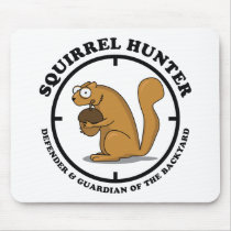 Squirrel Hunter Mousepad