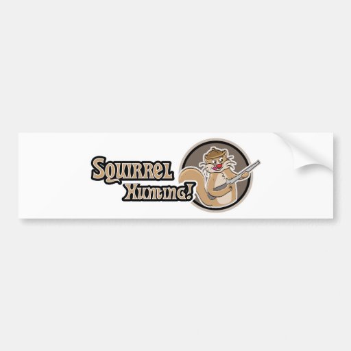 Squirrel Hunting Bumper Stickers Zazzle