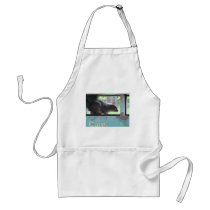 Squirrel in litter bin aprons
