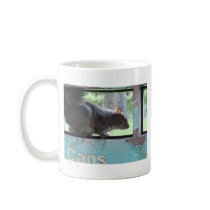 Squirrel in litter bin mugs