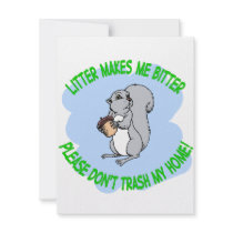 squirrel personalized announcements