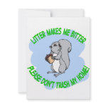squirrel personalized announcements