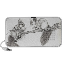 Squirrel Love Portable Speakers