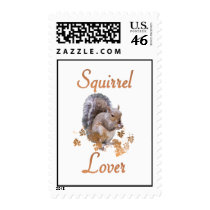 Squirrel Lover Postage Stamp