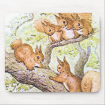 Squirrel Meeting Mousepad
